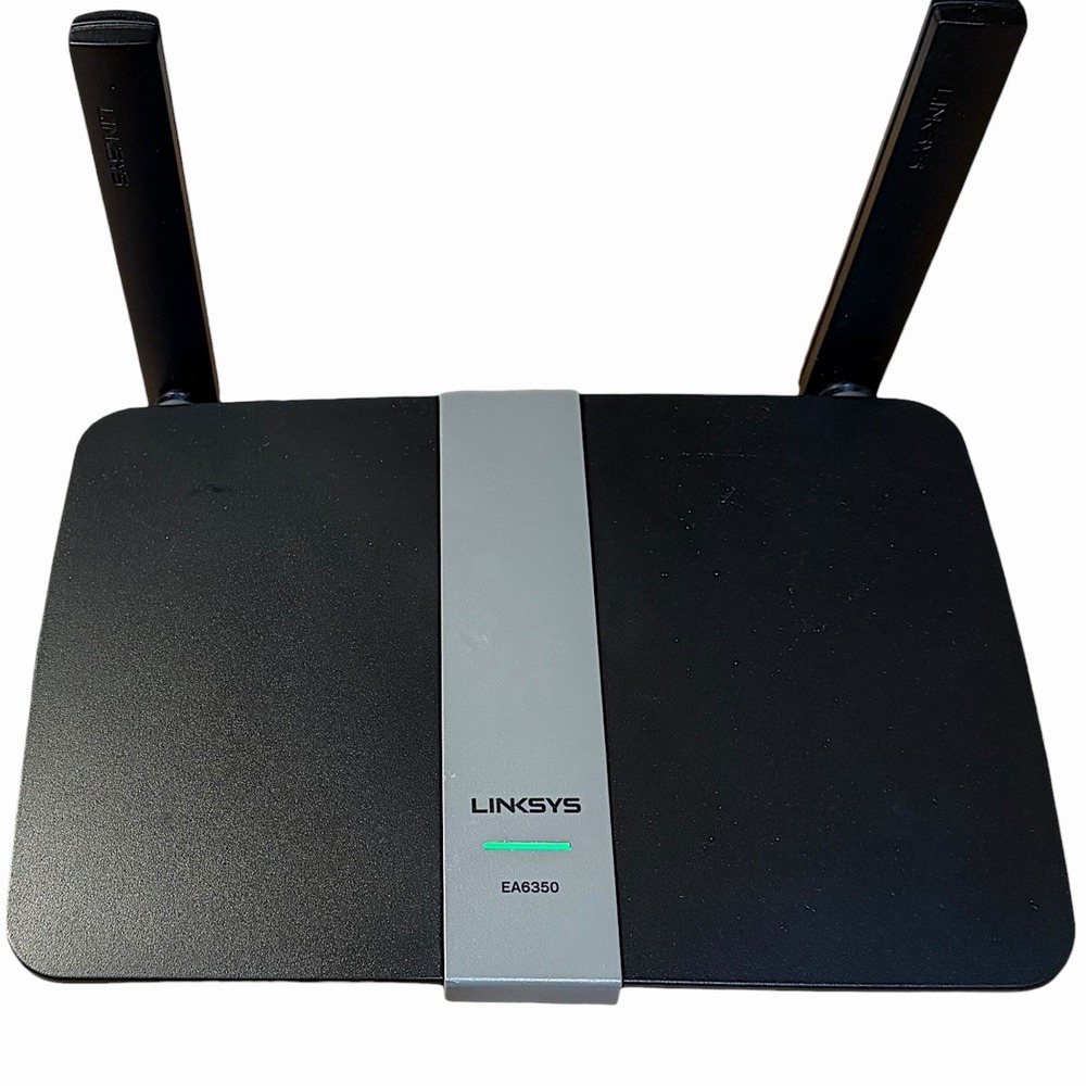 Linksys EA6350 867 Mbps 4 Port 300 Mbps Wireless WiFi‎ Router - Model EA6350 V3